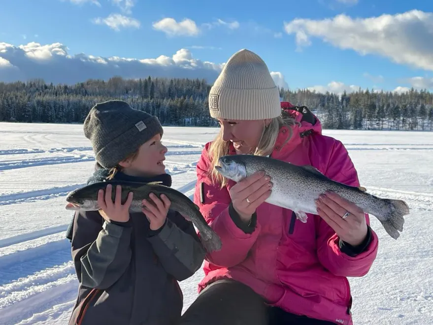 Icefishing in northern Värmland